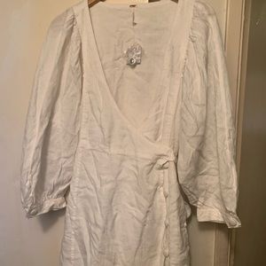 Free People white summer dress